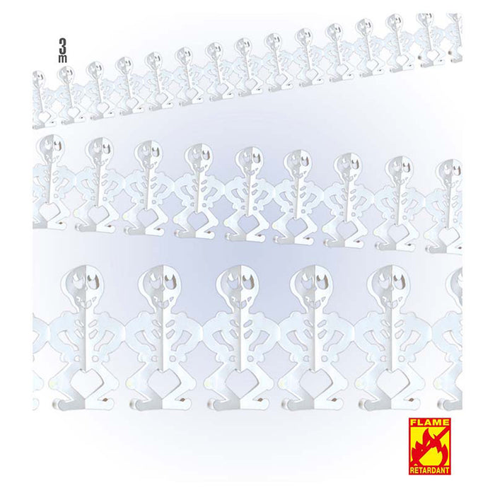 Girlande Halloween Papier Skelette | 3m