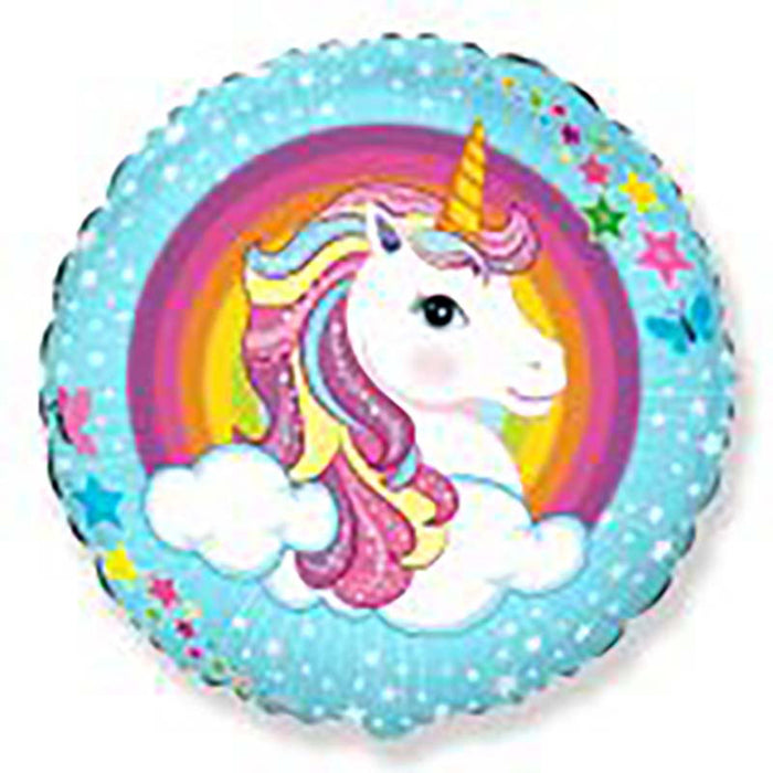 Folienballon Lose - Einhorn Rund 18 - HF18