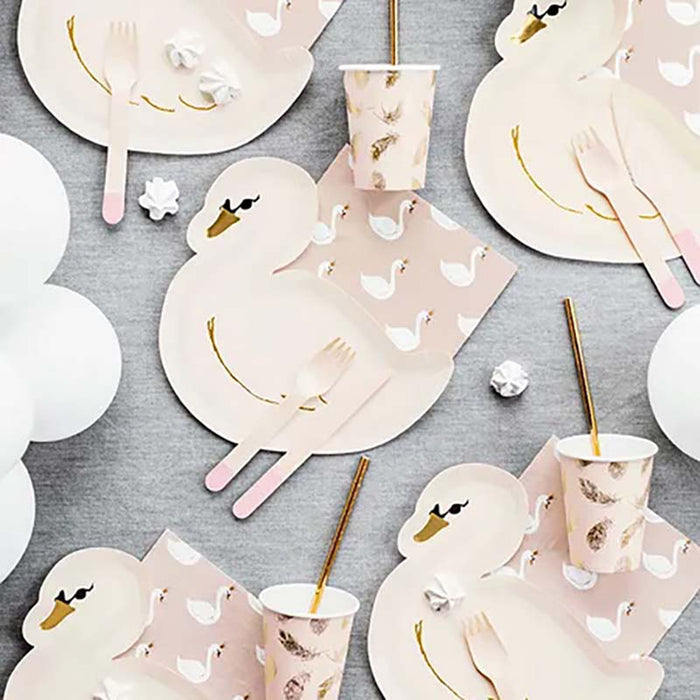 Servietten Schwan Lovely 20Stk/33x33cm