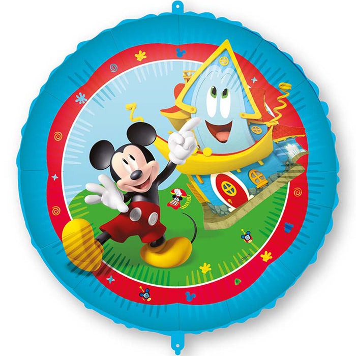 ABC18 Folienballon "Mickey Rock The House" | Ø 45 cm