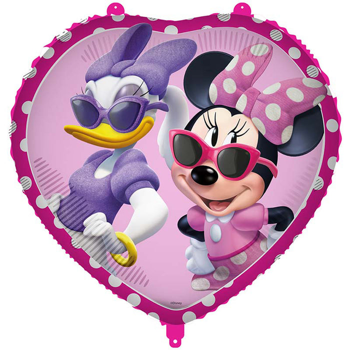 ABC18 Herz Folienballon "Minnie Junior" | Ø 45 cm