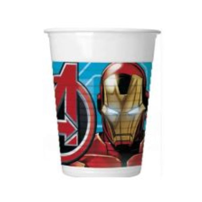 Plastikbecher Mighty Avengers 8Stk. 200ml Neu
