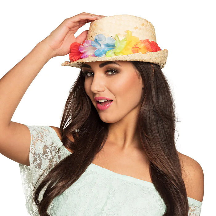 Strohhut "Ibiza" Trilby | Mehrfarbig