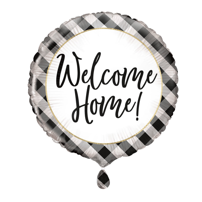 ABC18 Folienballon "Welcome Home" 45cmØ