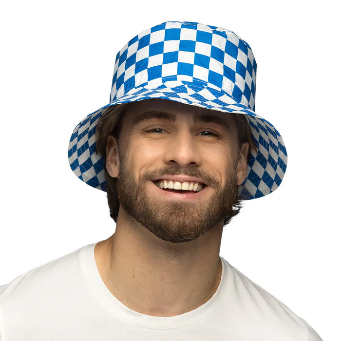 "Bayern" Fischerhut | Partyhut Blau Weiß