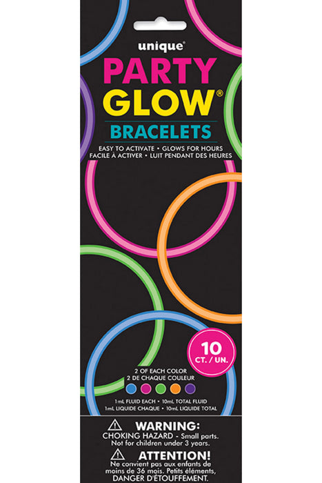 Knicklicht Leucht Armband | 10St. Bunt