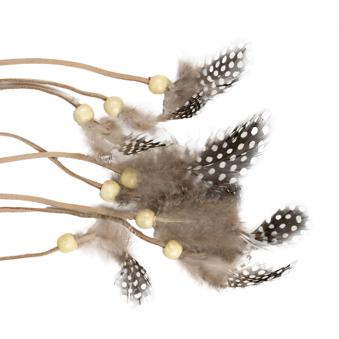 Kopfschmuck Kleiner Falke mit Federn | Hippie Wilder Westen Kostüm