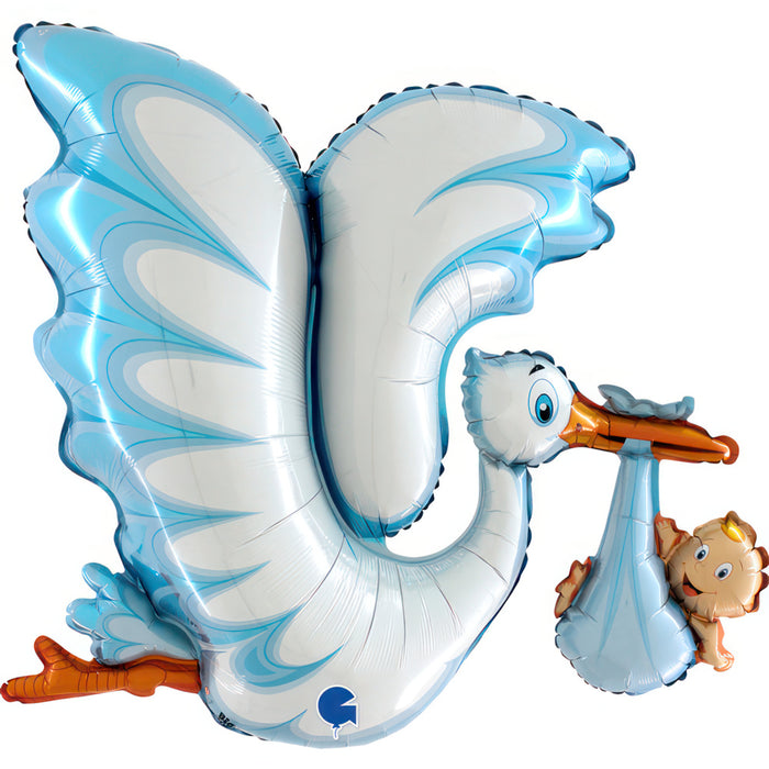 ABC FormII Klapperstorch Blau