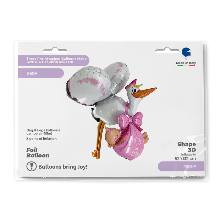 ABC3D Baby Girl Storch 125 cm