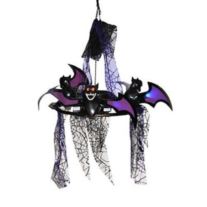 Halloween Dekofigur "Fledermaus" Animiert | 85 cm