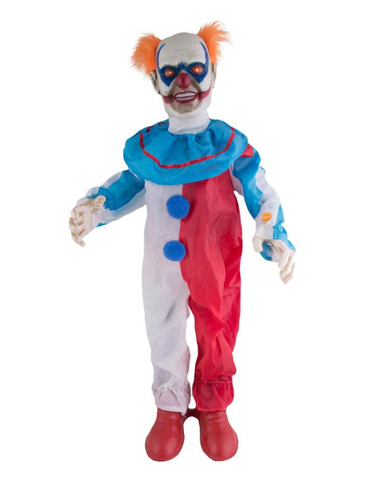 Hänge Figur Clown Licht, Ton, Bewegung 95cm