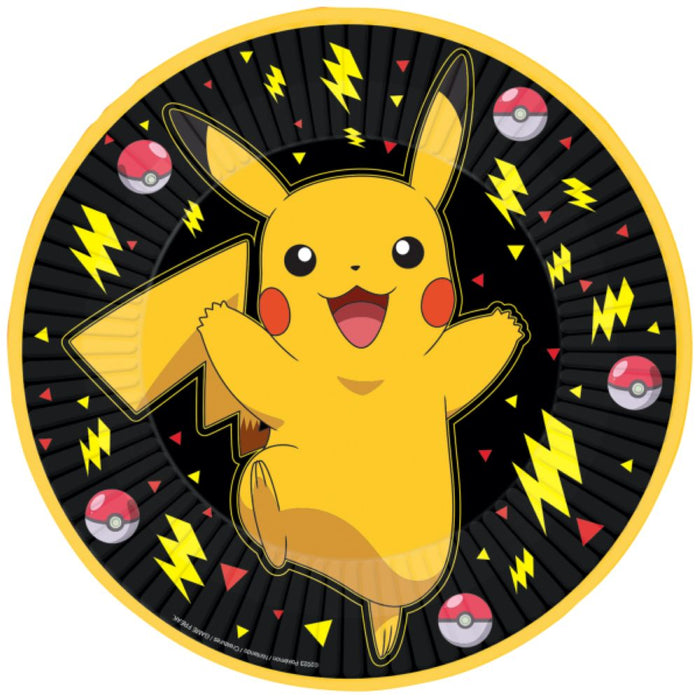 "Pokémon" Pappteller | 8 Stk - ø 23 cm