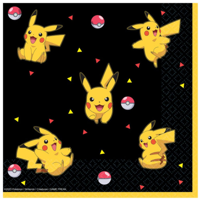 "Pokémon" Servietten | 16 Stk. - 33x33 cm
