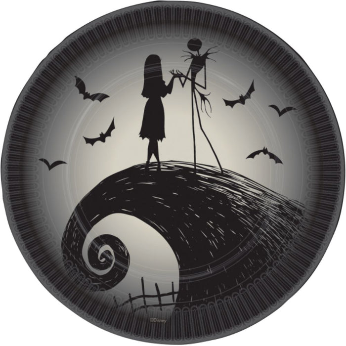 Pappteller "Nightmare before Christmas" | Ø23cm/8Stk.