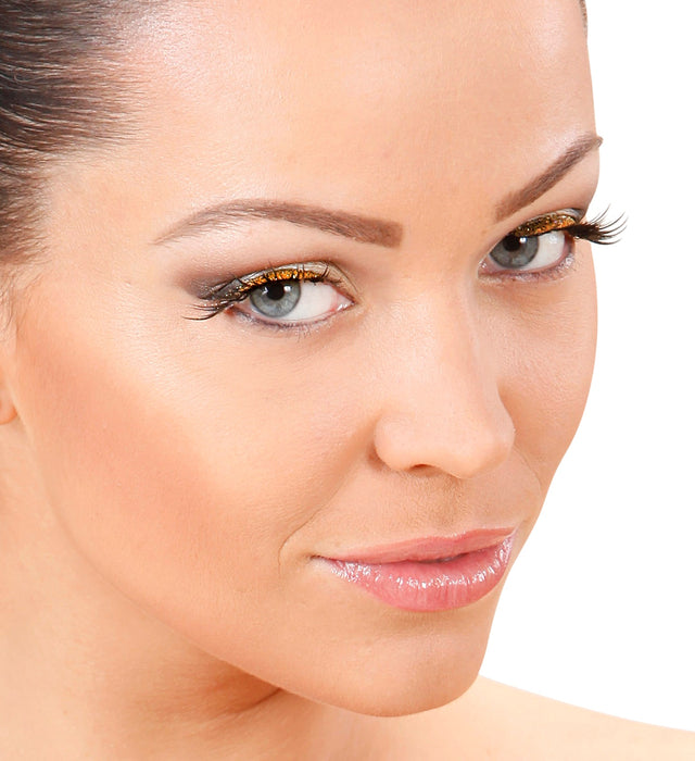 Künstliche Wimpern Glitter | Gold