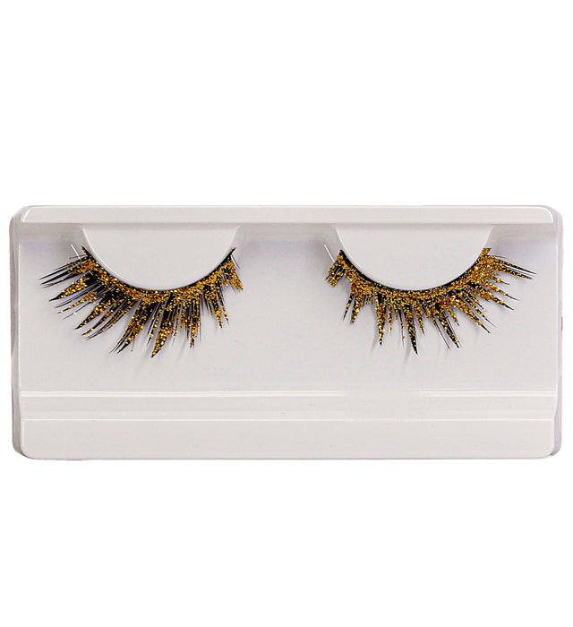 Künstliche Wimpern Glitter | Gold