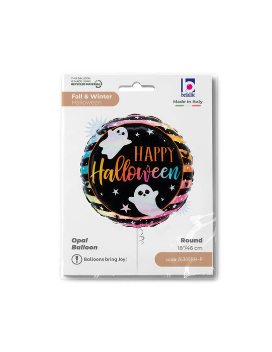 ABC18 Folienballon "Halloween Opal Pastel" | Ø 46 cm