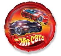 Folienballon Lose - Loser Folienballon Hot Cars 18" - 45 cm - HF18