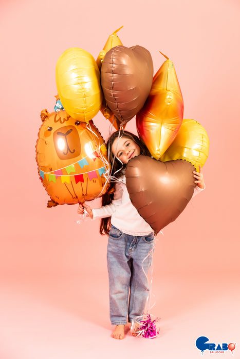 Shape Folienballon Wasserschwein "Capybara" | 56cm