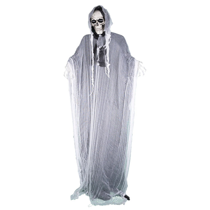 Halloween Dekofigur "Skelett Geist" Animiert | 220 cm