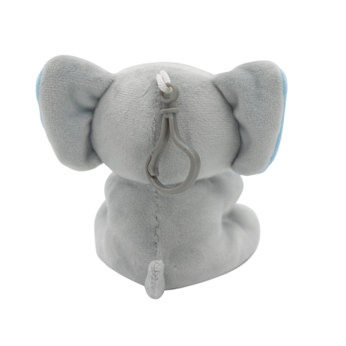 2-in-1 Plüschtier-Ballongewicht 90g Elefant m. blauen Ohren