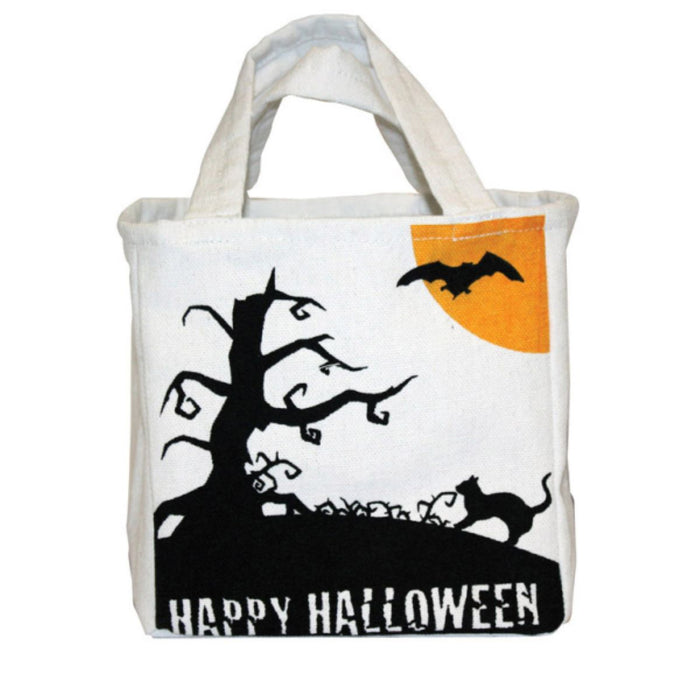 Tüte Baumwolle 16x26cm Happy Halloween