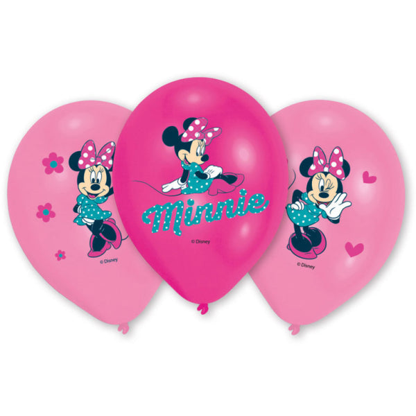 Latexballon Minnie Mouse ca. 28cmØ/6St.