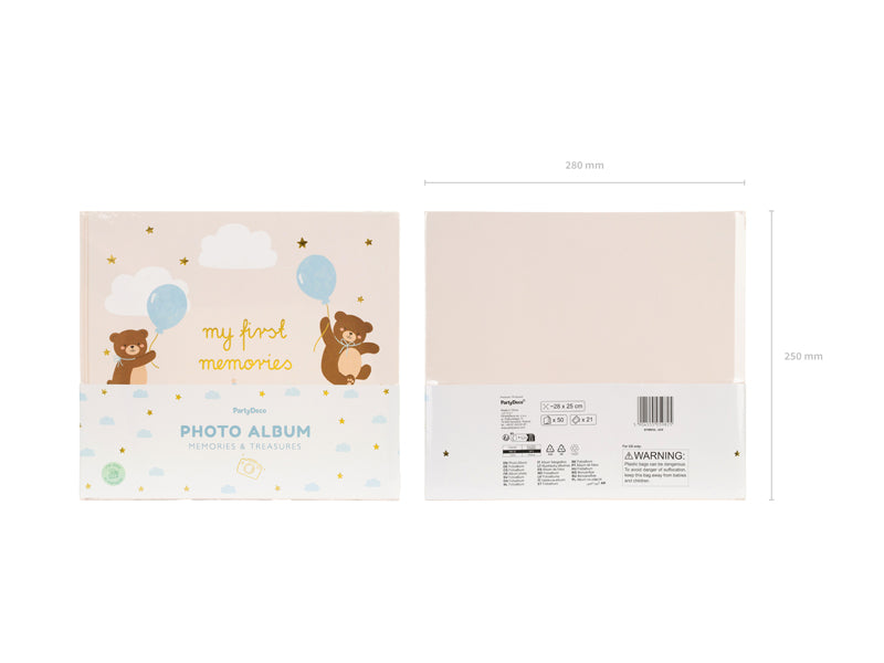 Fotoalbum "Teddybär" | 25x28cm, 50 Seiten