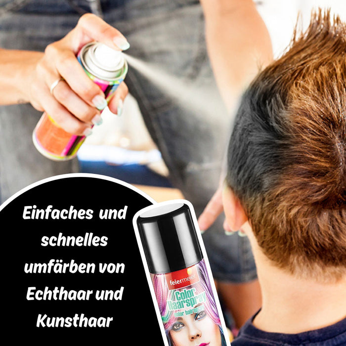 Feiermeier "Color Haarspray" 125 ml | Schwarz