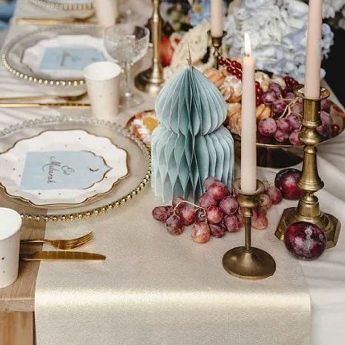 Tischläufer 36 cm x 300 cm | Gold