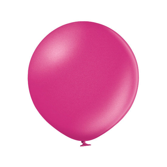 B250 Luftballon Uni Met Ø 60cm (Unverpackt)| Fuchsia