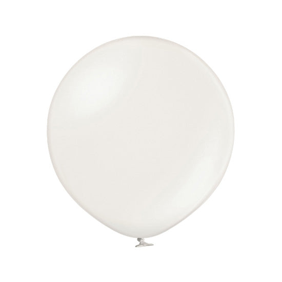 B250 Luftballon Uni Met Ø 60cm (Unverpackt)| Weiß/Pearl