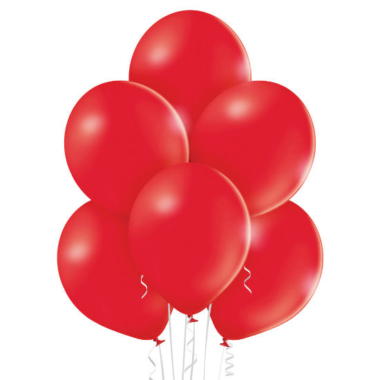 25 Stk. Luftballon Unifarben Ø 30cm | Rot #101