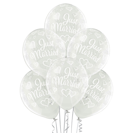 Luftballon Ø30cm "Liebesvögel" | 6 Stk.