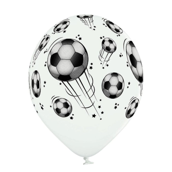 Luftballon Ø30cm "Fußball" | 6 Stk.
