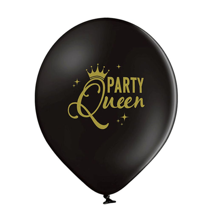 Luftballon Ø30cm "Party Queen" | 6 Stk.