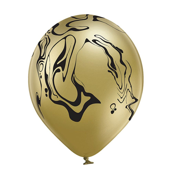 Luftballon Ø30cm "Marble" | 6 Stk.