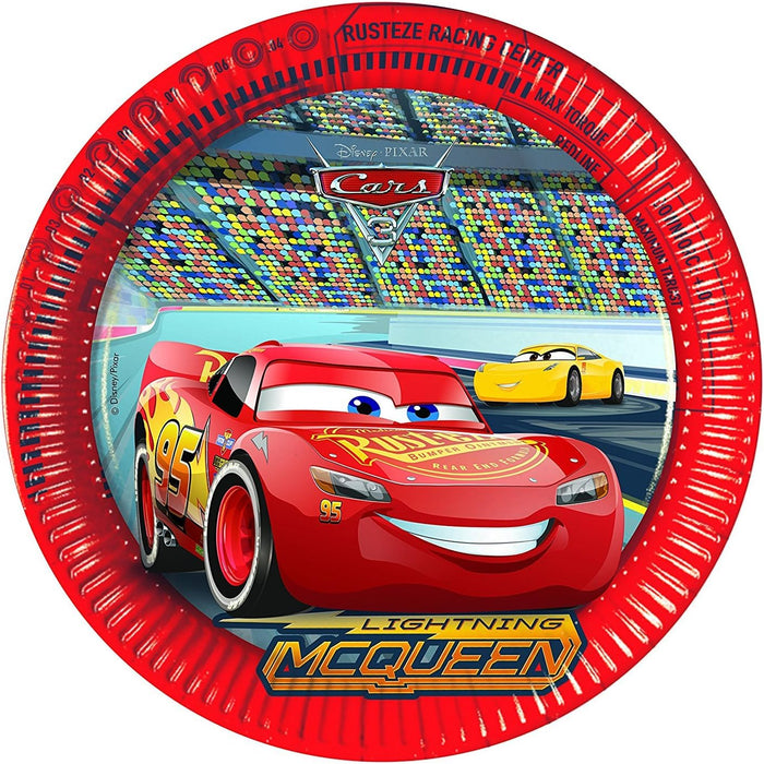 Pappteller Cars 3 23cm/8Stk.