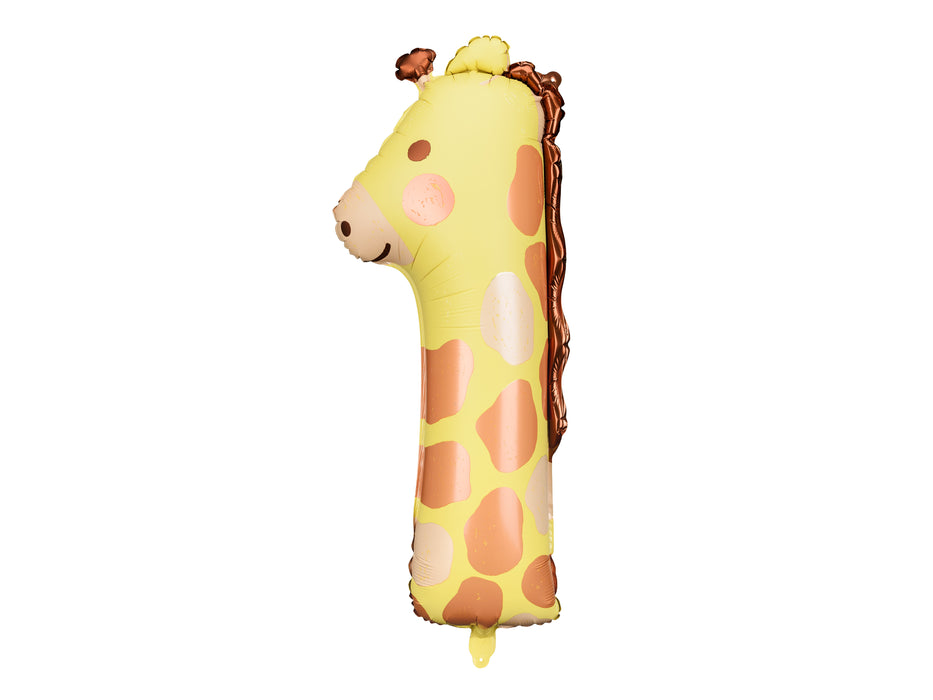 Riesenzahl #1 Giraffe | ca. 48 x 96 cm