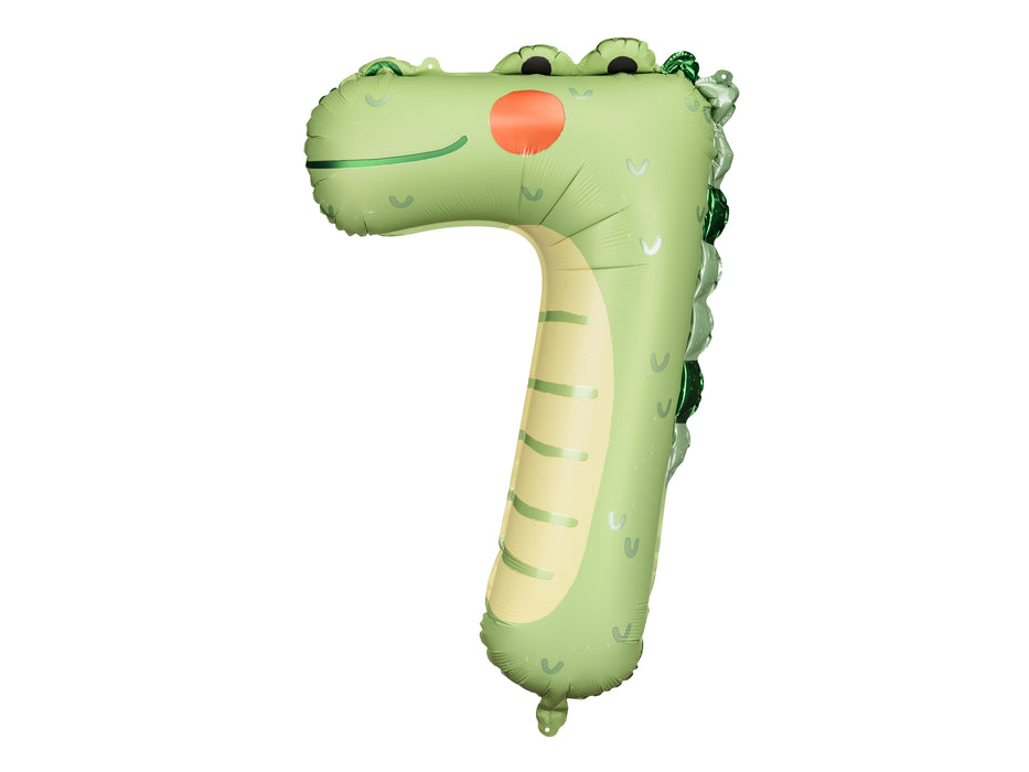 Riesenzahl #7 Krokodil | ca. 56 x 85 cm