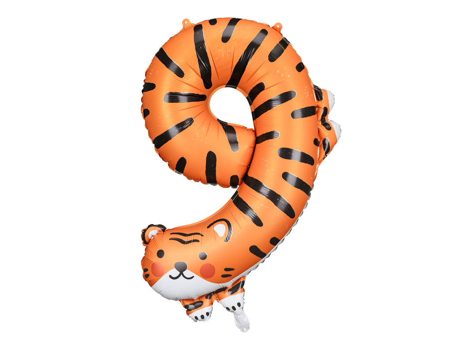 Riesenzahl #9 Tiger | ca. 64 x 87 cm
