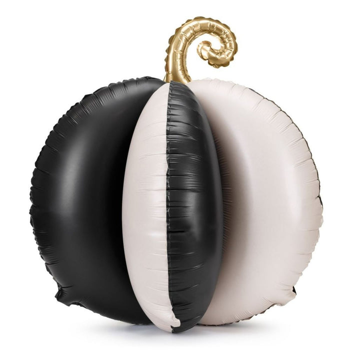 Shape Folienballon STEHEND "Kürbis 3D" | 58 x 58 cm