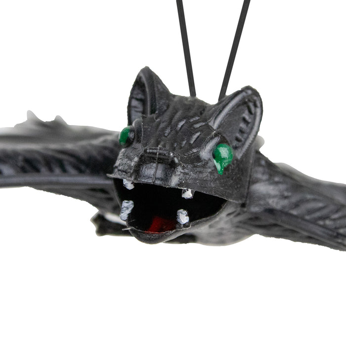 Halloween Dekoration "Fledermaus" ca. 24 cm | Schwarz