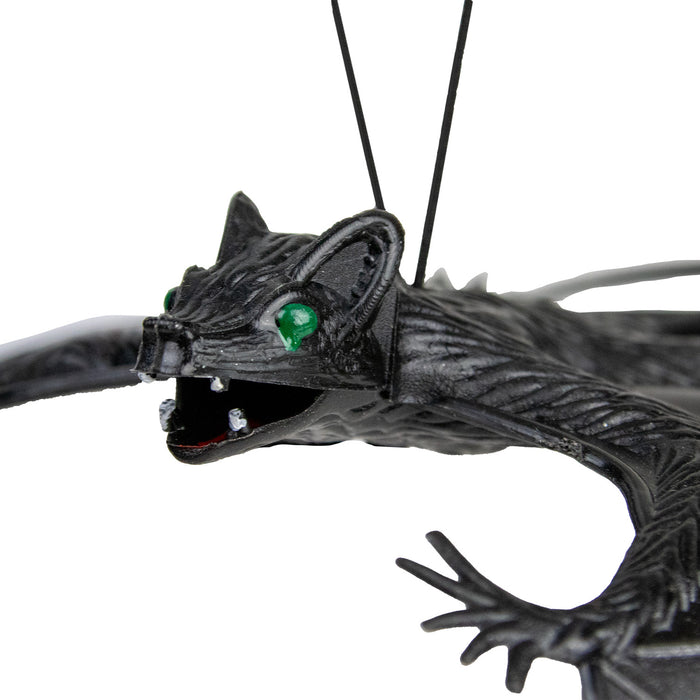 Halloween Dekoration "Fledermaus" ca. 24 cm | Schwarz
