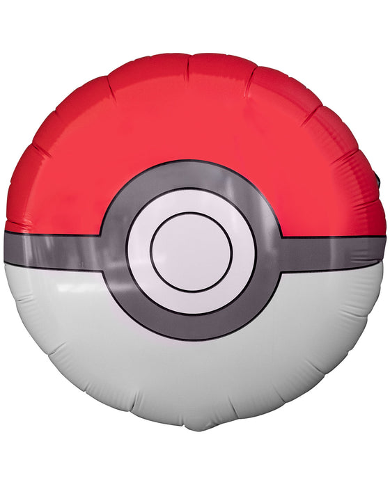 18" Folienballon Lose "Pokemon Ball" Ø 50 cm - HF18