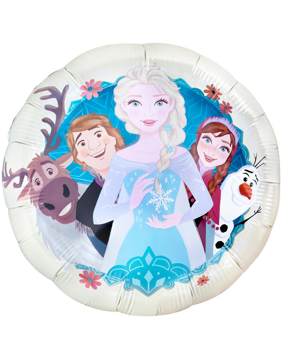 Folienballon Lose "Frozen Eiskönigin" | Rund Ø 50 cm HF18