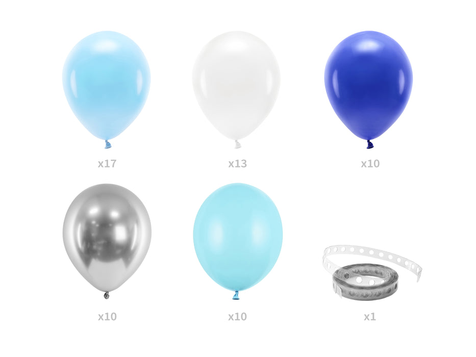 Luftballon Ballongirlande 200cm | Blau