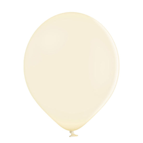 100 Stk. Luftballon Uni Pastell Ø 12cm | Vanille
