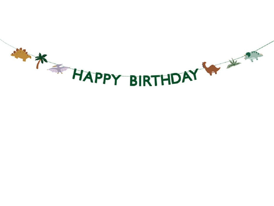 Banner "Level Up Birthday" Dino | 3 m
