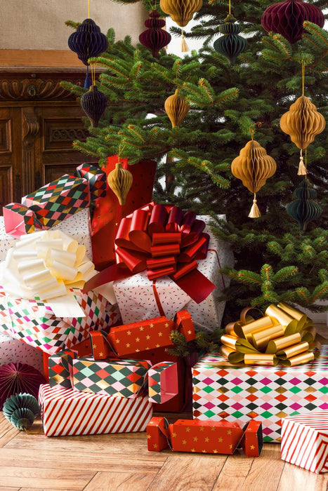 Dekoschleife ø 40 cm | Hellgold